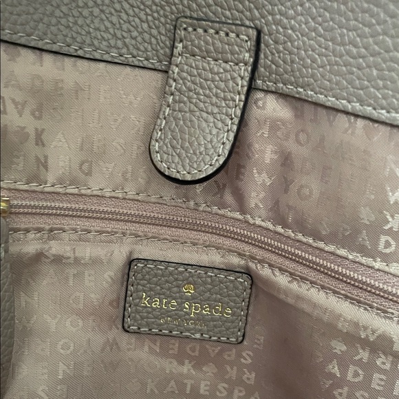 Kate Spade Mauve Leather Satchel - Picture 7 of 15